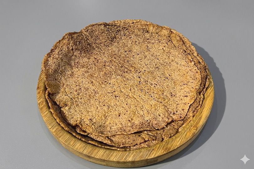 خبز اللوز بلا بيض وزبدة (٤ حبات)
